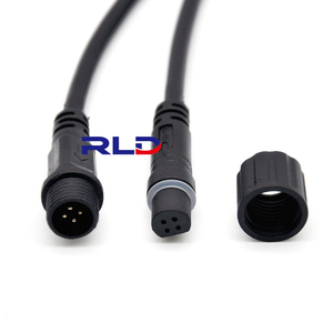 M10 kết nối 2 core 3 4 5pin Mini <span class=keywords><strong>Led</strong></span> Ngoài Trời cáp kết nối cho chiếu sáng dây không thấm nước - Product Image 5