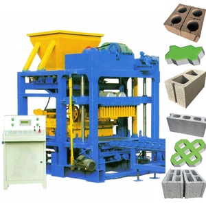Qt4 15 Máquina para hacer bloques Hecho en Hindia Molde reemplazable Varios patrones Alta producción - Product Image 1