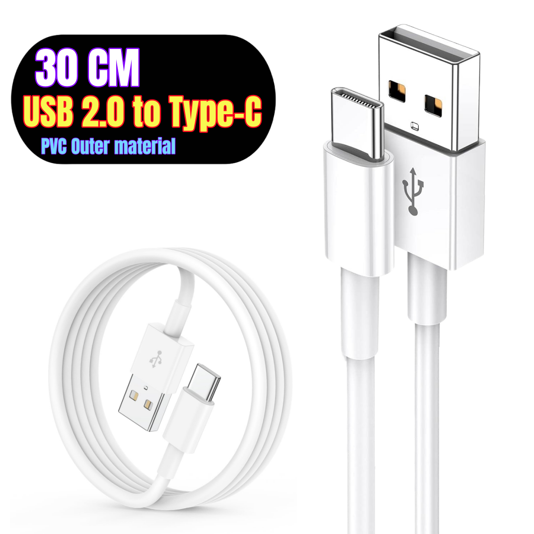 USB A vers C -TPE30 blanc