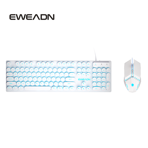 EWEDNA GX330 RGB Teclado de ratón para juegos retroiluminado Combo Interfaz USB Nuevo y resistente al agua Sensación mecánica Diseño ergonómico - Product Image 2