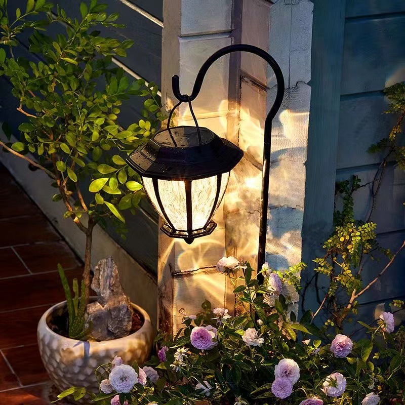 1 Piece,Solar-Powered Water Ripple Lawn Hanging L