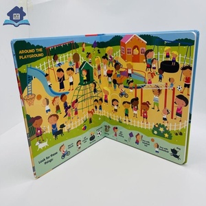หนังสือกระดานหนาของเล่นเพื่อการเรียนรู้สำหรับเด็กเกมศึกษาปกแข็งพิมพ์จากโรงงานแบบกำหนดเอง - Product Image 5