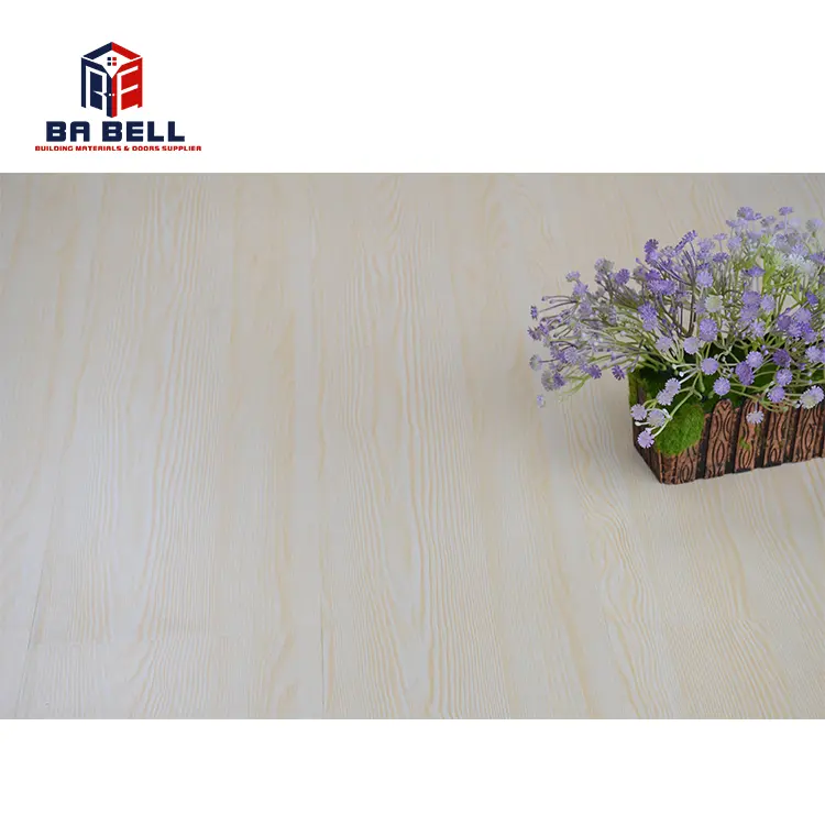 commercial grade wooden parquet floating floorboards white