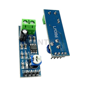 Módulo amplificador Mono Digital Hentet LM386, ganancia de 200 veces, placa de un solo canal, entrada de 5V-12V para altavoz para Kits electrónicos de bricolaje - Product Image 2