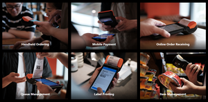 Terminal pos portátil todo en uno, escáner de código QR, android, pantalla táctil móvil, impresión de recibos - Product Image 3