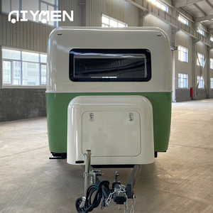 Trọng Lượng Nhẹ Sang Trọng 4-Ngủ Sợi Thủy Tinh <span class=keywords><strong>Teardrop</strong></span> Mini Camper Ultralight RV Cho Dễ Dàng Ngoài Trời Cắm Trại Và Du Lịch Du Lịch Trailer - Product Image 4