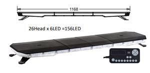 <strong>12</strong>-<strong>24v</strong> <strong>Led</strong> Full Size Emergency Warning Light Bar for Vehicles 46&quot; 51 Flash Patterns - Product Image 3
