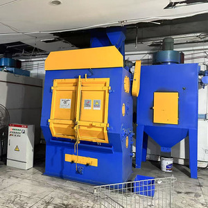 Yüksek performanslı çamaşır kemer atış patlatma ekipmanı paletli tip çelik yapı kumlama temizleme makinesi - Product Image 5