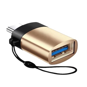 金属外壳Usb C OTG适配器Usb C型公到Usb A母
