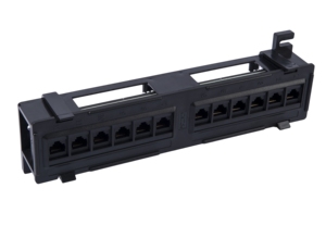 LIYUAN 110 UTP Cat5e 12 puertos Dual IDC Panel de parche montado en la pared con Krone y Dual IDC Panel de parche montado en la pared - Product Image 3