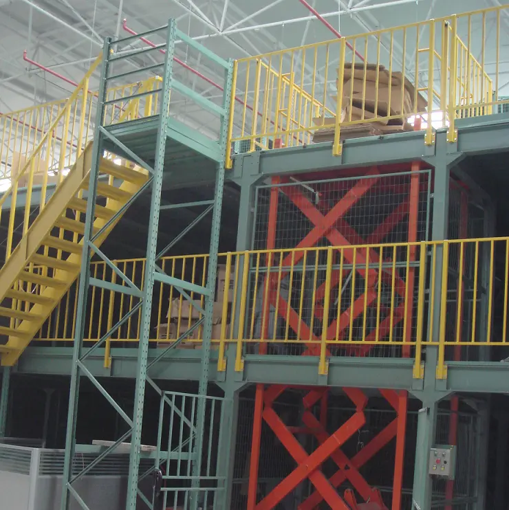 Mezzanine de alta eficiencia y plataforma de acero para industria veterinaria