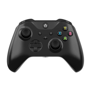 ตัวควบคุมเกมไร้สาย2.4G ตัวควบคุมการสั่นสะเทือนแบบไร้สายสำหรับ PC/One s/x เหมาะสำหรับ Xbox One
