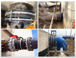 Ống Nối Loại Mặt Bích Nhiệt Độ Cao Ống Nối Epdm Chất Liệu Ống Nước Linh Hoạt Giới Hạn Khớp Nối Cao Su - Product Image 3