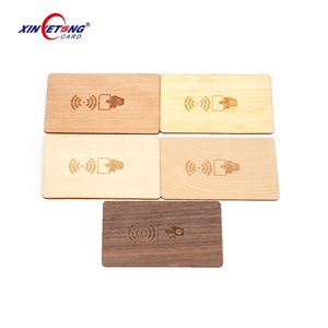 Özelleştirilmiş RFID ahşap bambu otel anahtar kartı NFC ahşap erişim kontrol kartı - Product Image 5