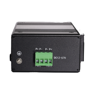 TP-Link Din-Rail産業用100MbpsイーサネットPOEスイッチ4 & 2ポートSC光ファイバーネットワークスイッチ65W POE機能付き