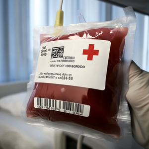 Donazione di unità prestampata impermeabile banche di campioni medici di laboratorio trasfusione di prodotti criogenici con adesivi per la donazione di sangue - Product Image 4
