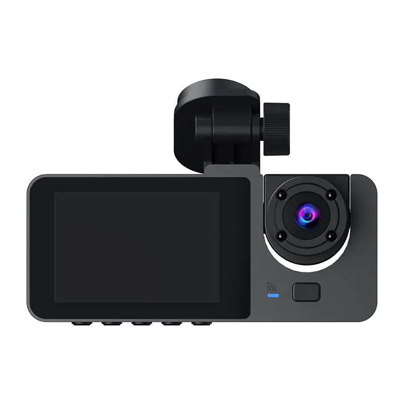 سيارة مسجل فيديو 3 في 1 جهاز تسجيل فيديو رقمي للسيارات 3 كاميرا FHD 1080P داش كاميرا كاميرا الرؤية الخلفية مع داخل عدسة للرؤية الليلية لشاحنة الضرائب