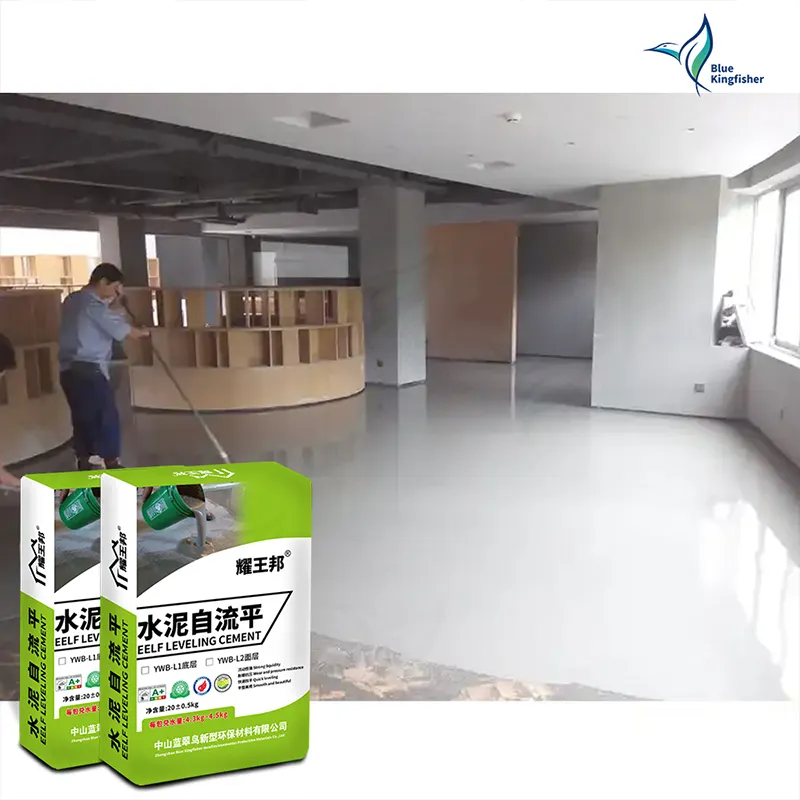 Floor White Micro Portland High Quality Showrooms Uv Resistant Floor Paint Tough Film Self Leveling Epoxy Floor Resin Coating