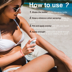 สเปรย์กันแดดเนื้อวัว ODM โอเอ็มที่มีการป้องกัน SPF และให้ความชุ่มชื้นเพื่อปกป้องแสงแดด - Product Image 4