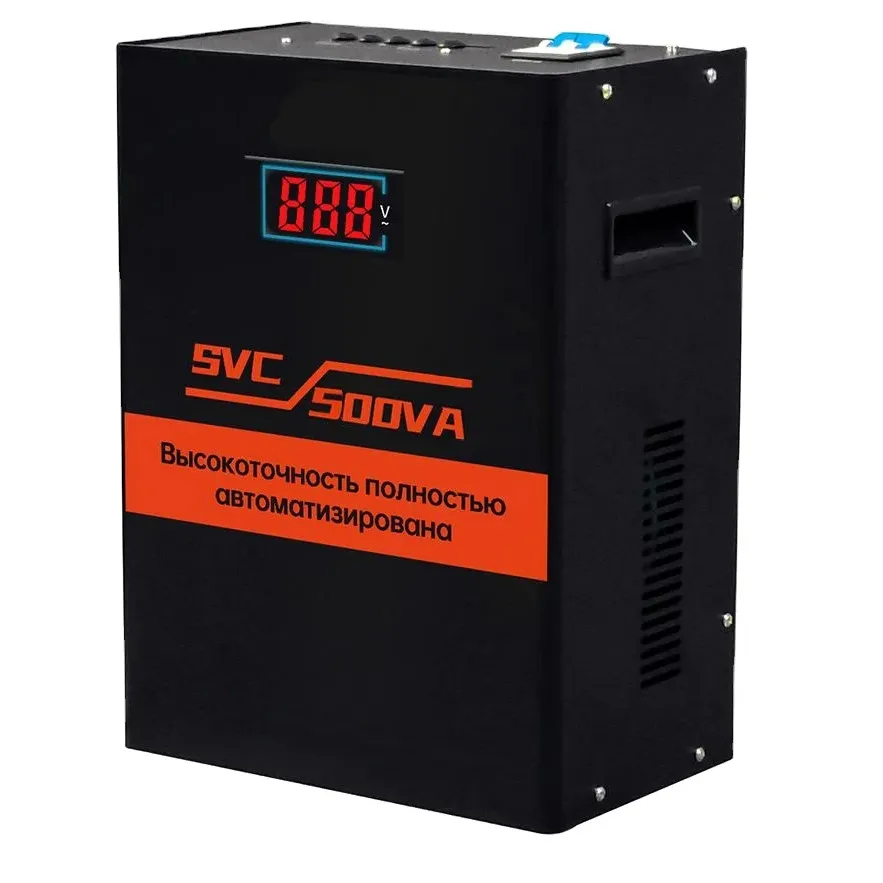 Độ chính xác cao hoàn toàn tự động SVC loạt 500VA ổn định điều chỉnh điện áp