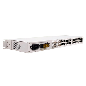30CH Voice with 1 CH <strong>Network</strong> over 2*1+1 protection E1 Integrated Multiplexing Equipment Voice PCM Multiplexer Converter - Product Image 5