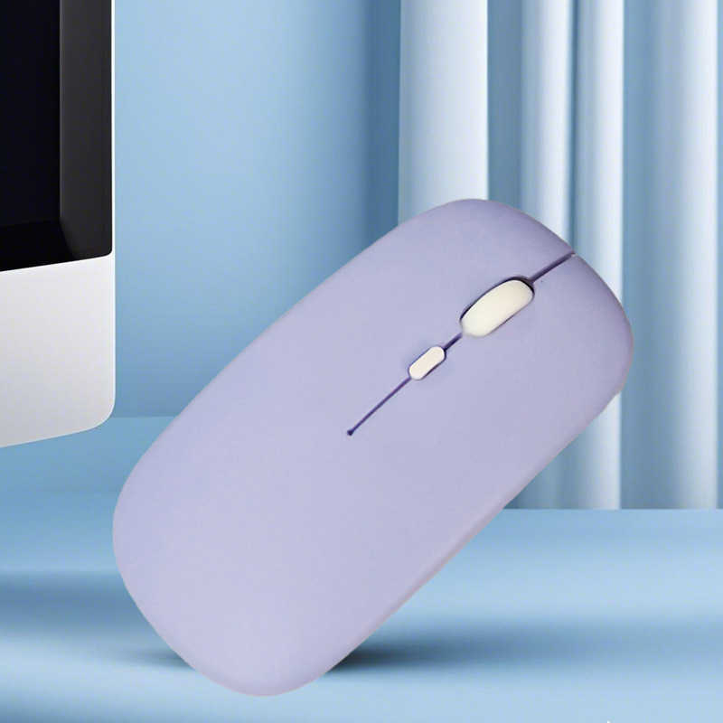 Ratón inalámbrico de modo dual con batería 7002 - Morado