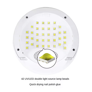 2024 più nuovo Design 168W LED Nail lampada più veloce luce UV per Gel smalto con 3 timer con schermo LCD per salone e uso domestico V12 - Product Image 5