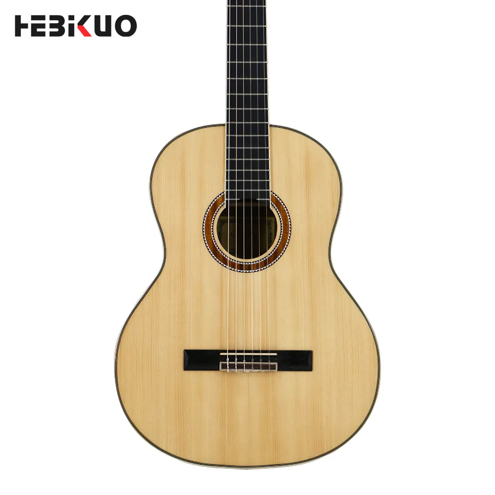 HEBIKUO E39-210 39 inç ceviz klasik gitar 5 hatları naylon dize klasik gitar