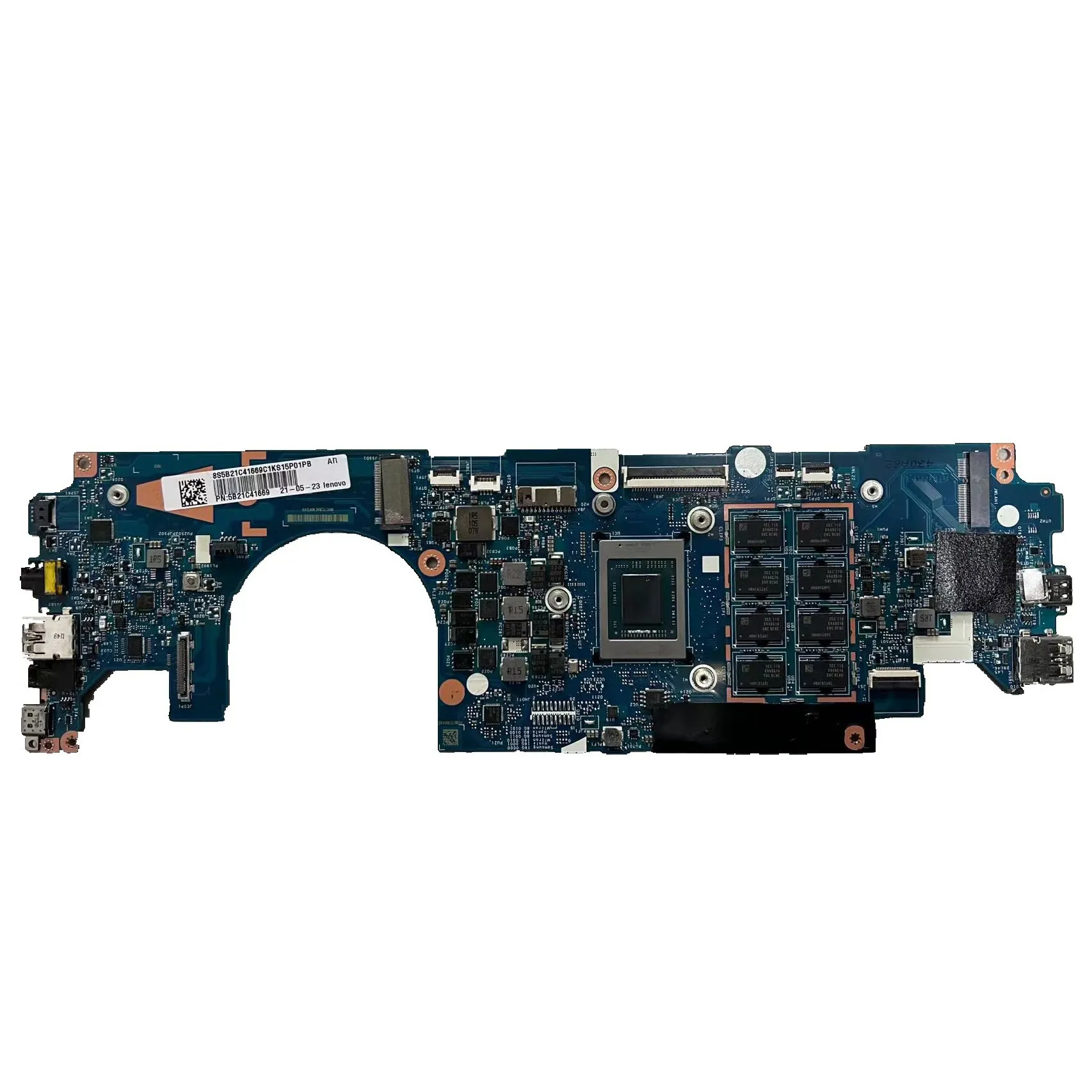 Carte mère d'ordinateur portable Yoga 6-13ALC6 pour Lenovo ThinkPad la-k211p FRU 5B21C41675 CPU R7 5700U 16G DDR4