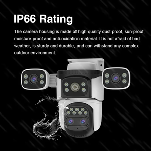 CS621ZS CCTV Outdoor PTZ Wifi Four Lens Four View <strong>IP</strong> Network <strong>Camera</strong> IP66 Waterproof Security Light <strong>Ip</strong> <strong>Camera</strong> - Product Image 5