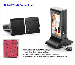 Phổ biến bán 7 inch Double-Side Máy tính để bàn đặt hàng thanh toán thiết bị đầu cuối bán lẻ hệ thống POS hiệu suất cao Máy tính bảng - Product Image 6