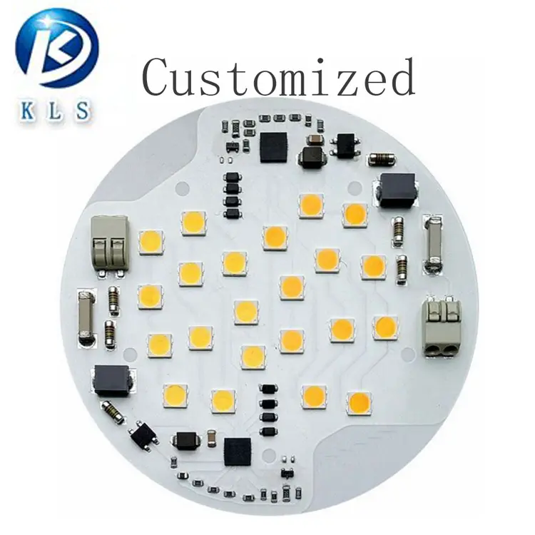 Circuit imprimé LED rond, Circuit imprimé chinois 94v0 Circuit imprimé Led PCB Light