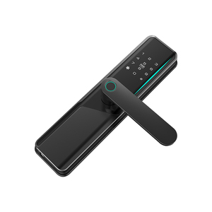 Volibel alüminyum alaşım Rfid kart şifre kodu elektrikli dijital parmak izi mavi-diş Ttlock App akıllı kapı kilidi - Product Image 3
