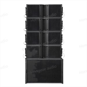 Sistema de Som para Ambientes Externos Caixa de Som à Prova d'Água K208 <span class=keywords><strong>Line</strong></span> <span class=keywords><strong>Array</strong></span> Duplo de 8 Polegadas Passivo de 2 Vias Gabinete de Madeira Vazio - Product Image 4