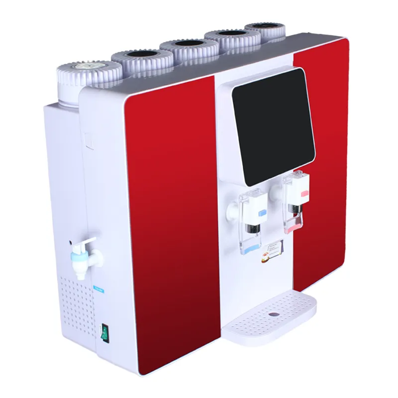 Dispensador de agua para el hogar, máquina con filtros ro, control táctil, escritorio, dispensador de agua fría y caliente