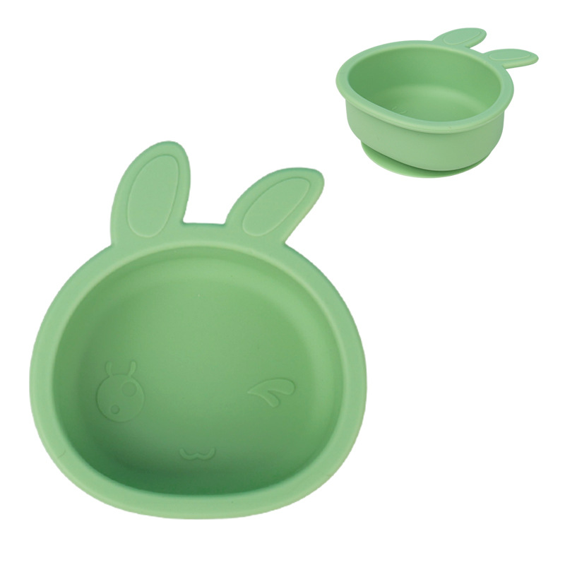 Bol à lapin vert clair