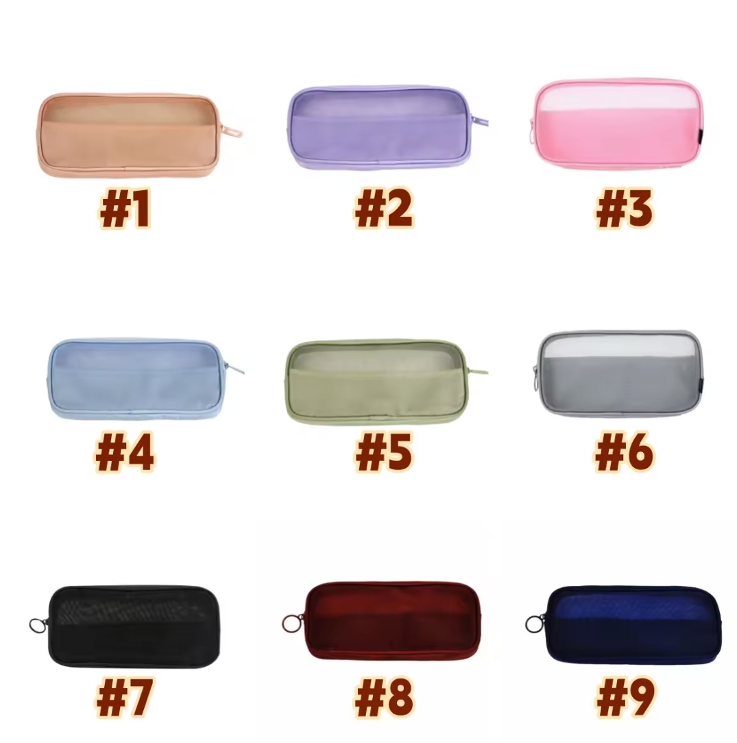 Sac zippé coloré
