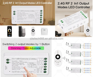 2835 Strip Light Controller 2.4G WiFi Tunnable LED Dimmer 5050 Wireless CCT Controller 4 Zonen ROHS-zertifiziertes PWM-Produkt - Product Image 5