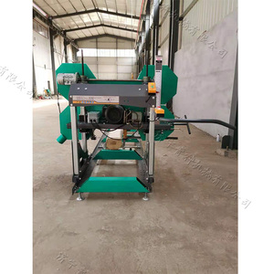 Otomatik yatay ağaç İşleme itme tablo küçük ince plaka Log tek parça şerit testere makinesi gördüm - Product Image 5