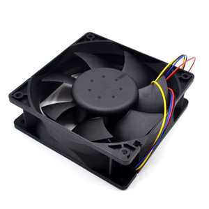 AFB1212SHE 12038 <strong>12V</strong> 1.6A Automatic <strong>Temperature</strong> <strong>Control</strong> <strong>Speed</strong> Double Ball air Volume <strong>PWM</strong> Fan 4 Wire - Product Image 6