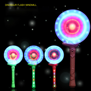 Wholesale <strong>Led</strong> Spinner Toy Dinosaur Cartoon Dinosaur <strong>Led</strong> Spinning Windmill Light <strong>up</strong> Wand with Sound - Product Image 3