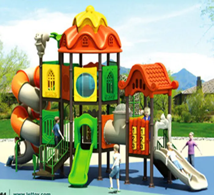 Freiluft-Spielplatz-Set Freiluft-Rutsche gewerbliche Spielplatz-Ausstattung