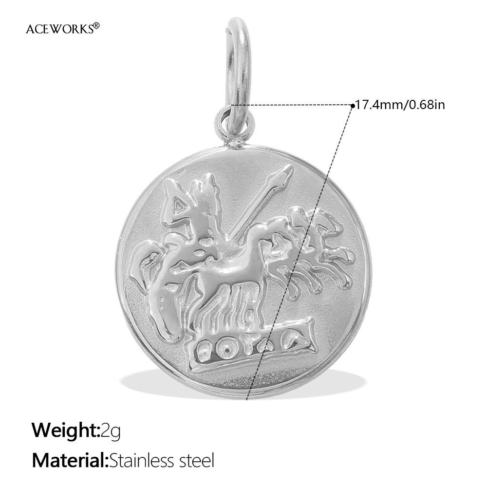 Pièce de monnaie de chevalier en argent