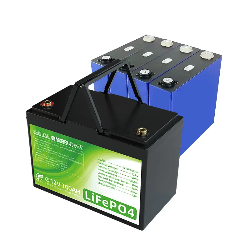 Sistem penyimpanan energi 24v 200ah Lifepo4 Lithium 24v 200ah 150ah 100ah Lifepo4 paket baterai
