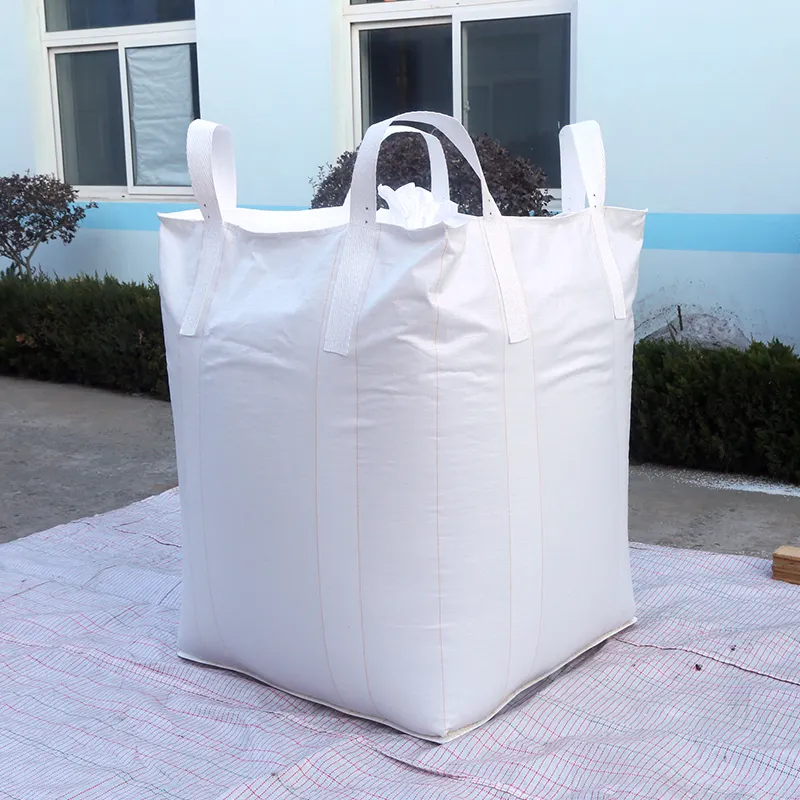 PP grande sacchetto alla rinfusa riciclaggio Jumbo Bigbag 1000kg per la vendita 100% vergine polipropilene 500-3000kg Anti-setacciare 5:1 personalizzato