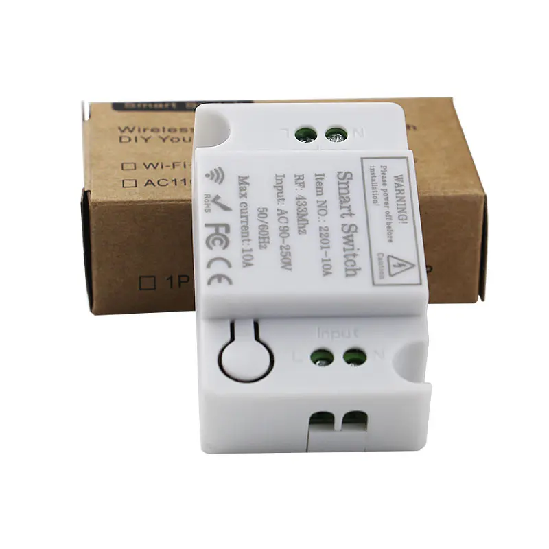 433 RF không dây Receiver điều khiển từ xa chuyển đổi nhà thông minh sửa đổi điều khiển từ xa miễn phí chuyển đổi hệ thống dây điện