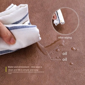 Tappetino per Mouse retrò di fascia alta con motivo a doppia faccia in vacchetta grande per Computer scrivania impermeabile tovaglia da ufficio uso in pelle di vacchetta - Product Image 5
