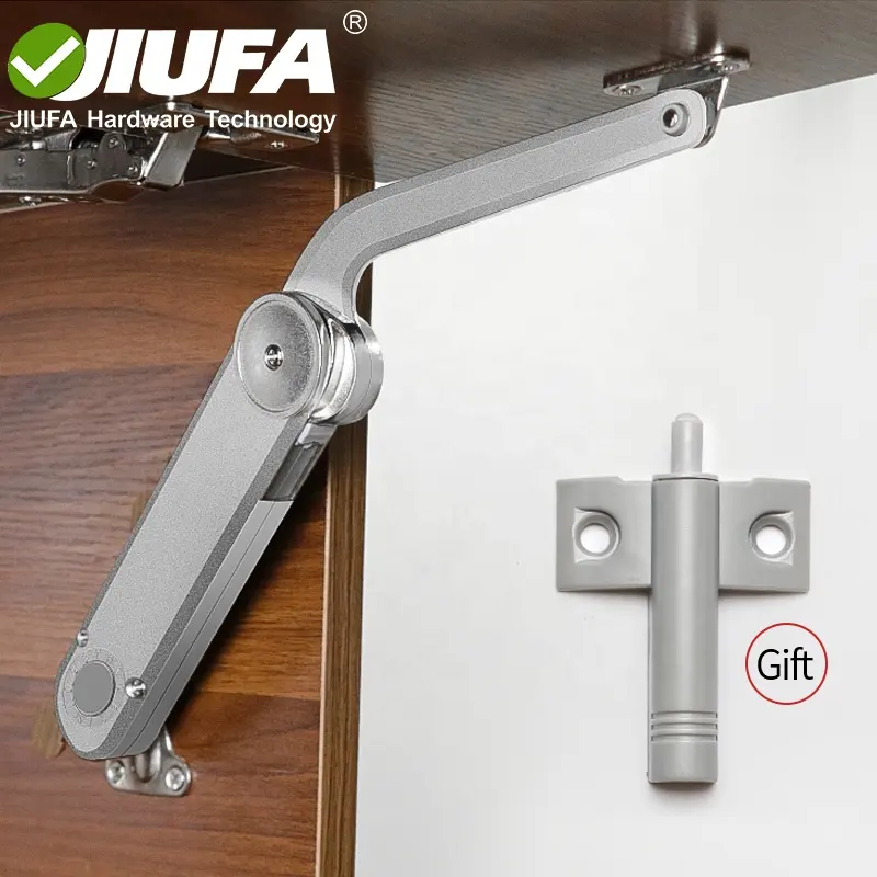 Jiufa Meubels Hardware Heavy Duty Flap Stay Voor Kasten Gratis Stop Klapdeksel Verblijf Ondersteuning