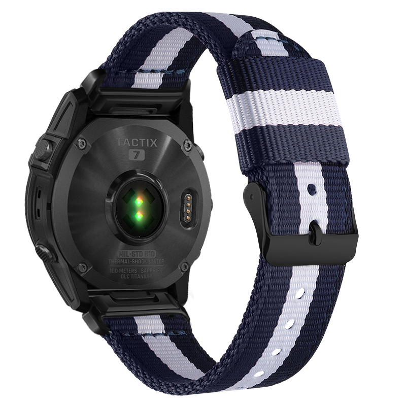 Bleu Blanc (Bouton Noir)