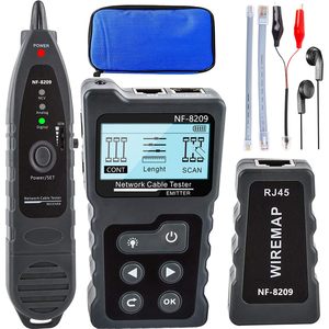Multifunctional Power Over Ethernet <strong>Network</strong> Wiremap Tester LCD Backlight Cable Continuity Digital signal <strong>Network</strong> Tester - Product Image 2